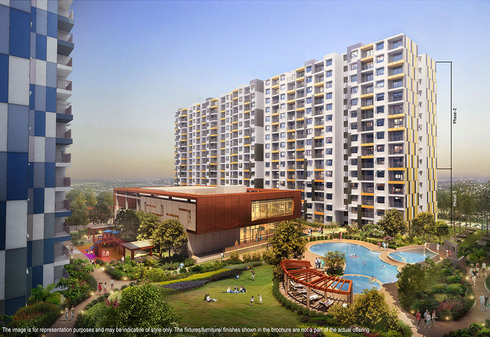 Main-Elevation-Adarsh-Palm-Retreat-Lake-Front